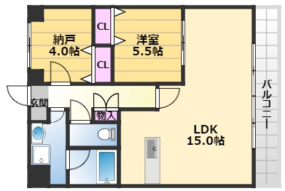 【間取り】 | 西辻マンション