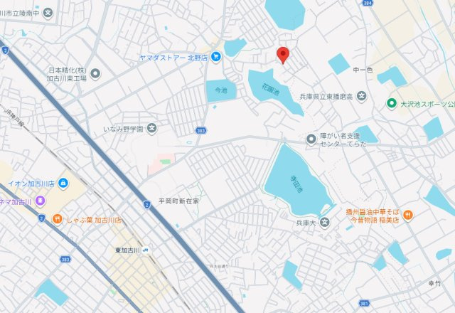 加古川市野口町13期北野（全1棟）1号棟の地図