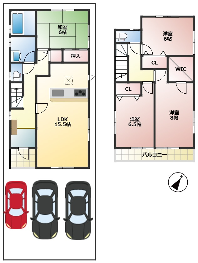 【間取り】の画像