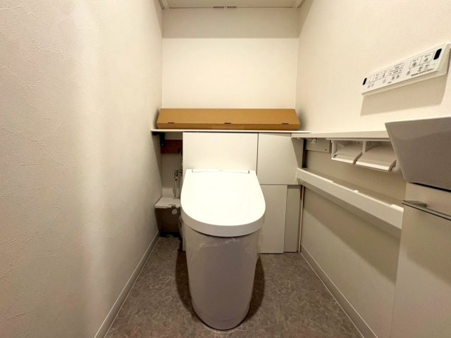 ３０階部分につき眺望良好◆ＪＲ「大津京」駅徒歩２分◆ペット飼育可◆ファーストタワー大津MARYのトイレ|トイレ
