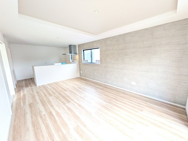 土浦市木田余西台3期　新築戸建ての居間・リビング