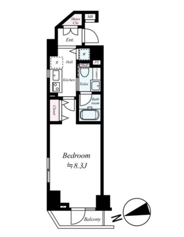 グラントゥルース赤羽の間取り