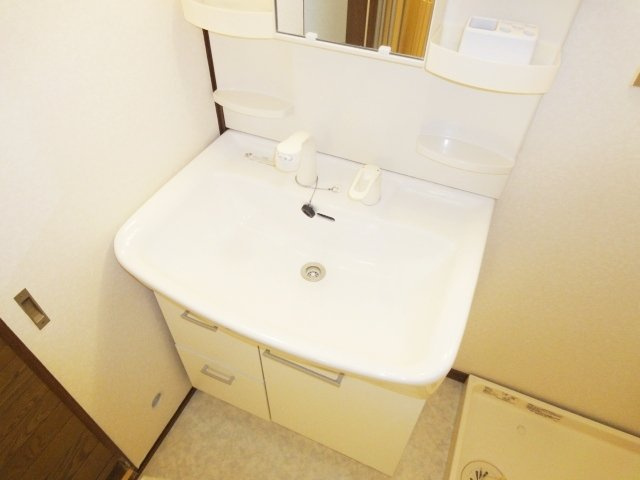 藤ノ木ハイツの洗面所|明るい洗面所です