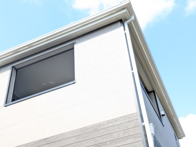 土浦市生田町　第4　新築戸建　5号棟のバルコニー