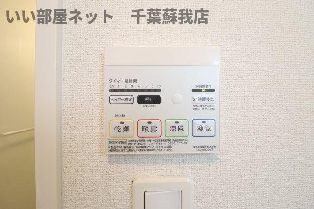 グランメルⅡの設備|浴室乾燥機！雨の日も安心ですね！