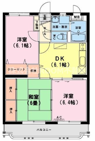 ユーミーいちまるⅡの間取り