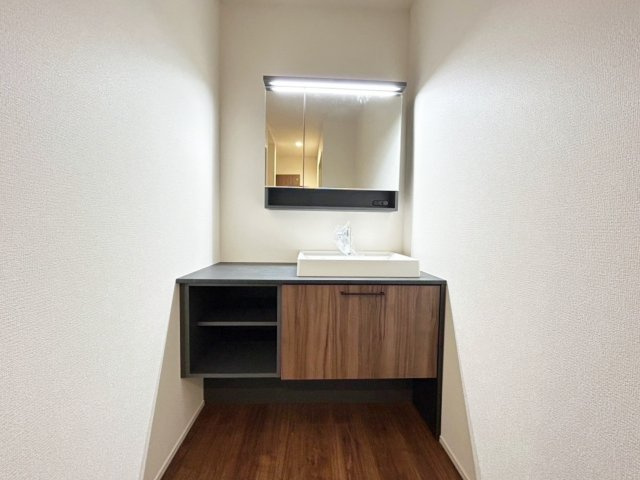 新築戸建　リーブルガーデン曽我部町南条宮田筋の洗面所|現地写真