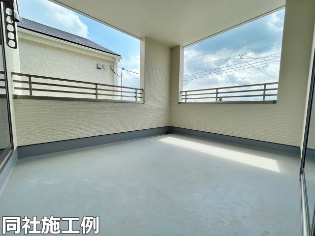 新築戸建　リーブルガーデン曽我部町南条宮田筋のバルコニー|同社施工例