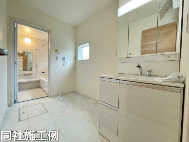 新築戸建　リーブルガーデン曽我部町南条宮田筋の洗面所|同社施工例