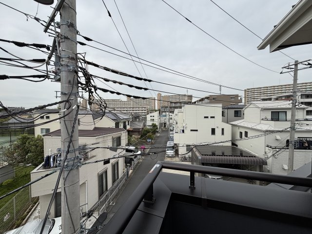 川崎市多摩区中野島４丁目のアパートの展望