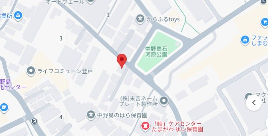 川崎市多摩区中野島４丁目のアパートの外観パース|建設場所
