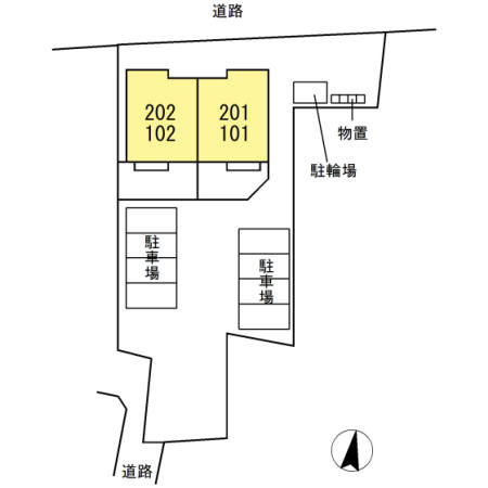 オンディーヌの区画図