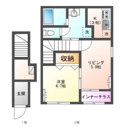 Halelea・Aoba（ハレレア・アオバ）の間取り