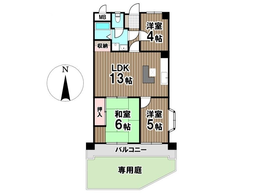 ロイヤルマンション新下関の間取り|※間取図と現況が異なる場合には、現況を優先いたします。