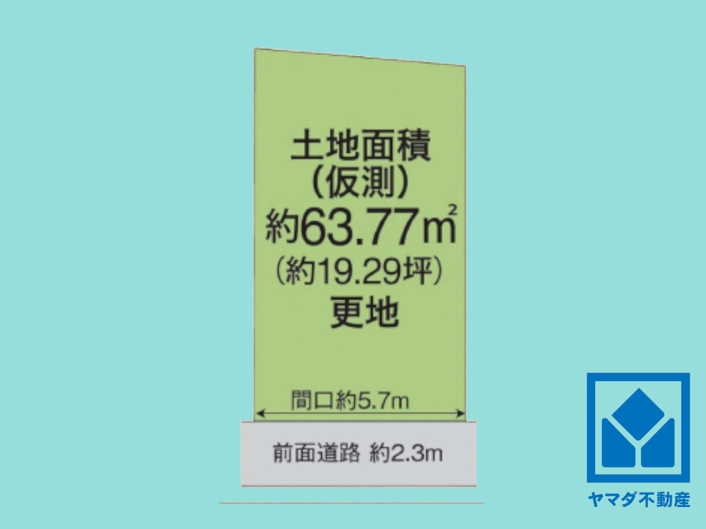 伏見区深草西出町の土地図|図面と現況が異なる場合は現況を優先いたします。