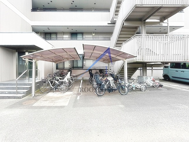 パレ洗足池のその他共用部分|駐輪スペースです。