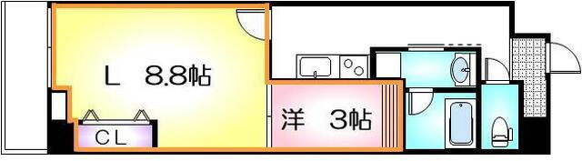 セントフィオーレ松葉の間取り