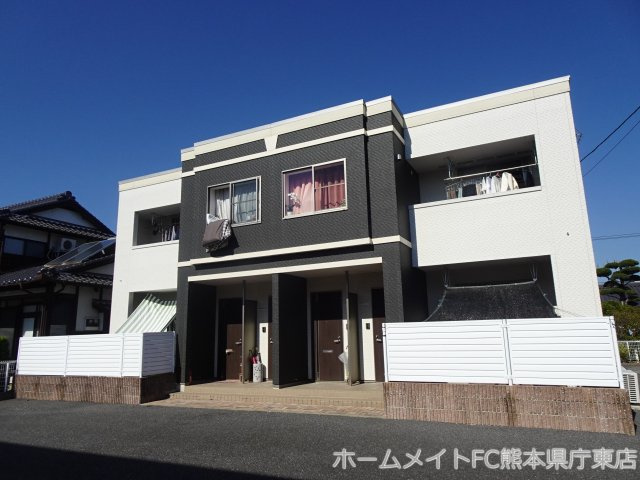 熊本市南区良町５丁目のアパートの外観