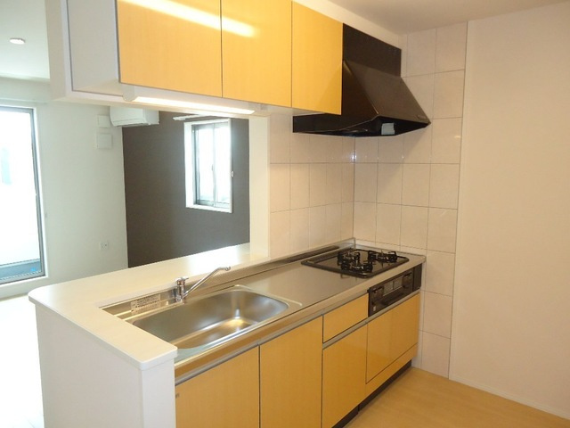 熊本市南区良町５丁目のアパートのキッチン