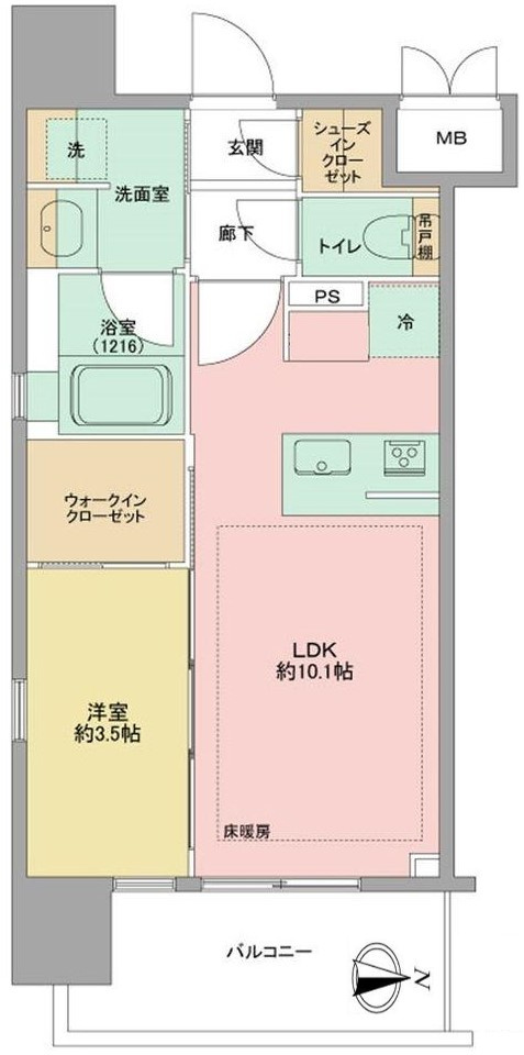 クレイシア・ヴァースクレイシア赤羽の間取り|間取り
