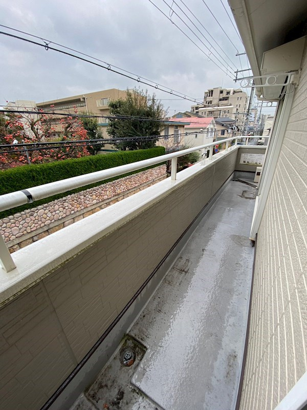 ガーデンハイツ芦屋のバルコニー