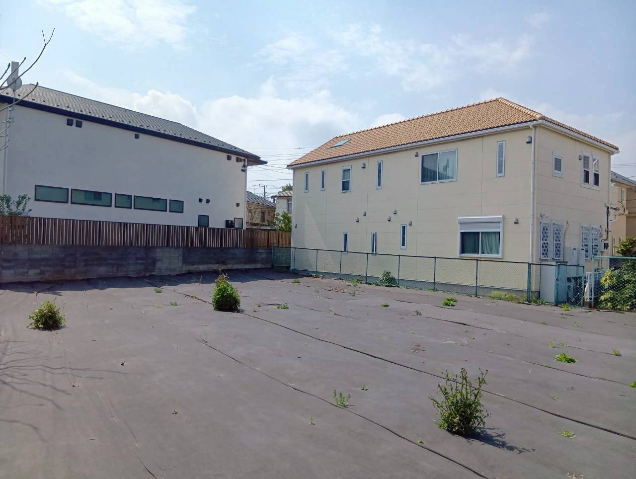 目黒区中根2丁目　建築条件なし売地の外観