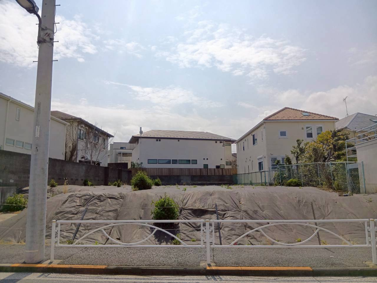 目黒区中根2丁目　建築条件なし売地の外観