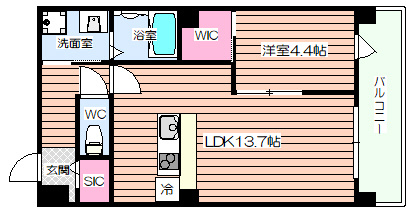 【間取り】 | サンティエ福島吉野