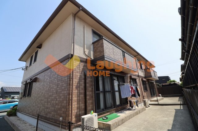 久留米市津福本町のアパートの外観|落ち着いた雰囲気の外観です