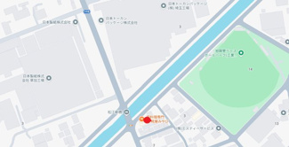 【地図】 | 草加市松江　工場付住宅