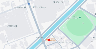 【地図】 | 草加市松江　工場付住宅