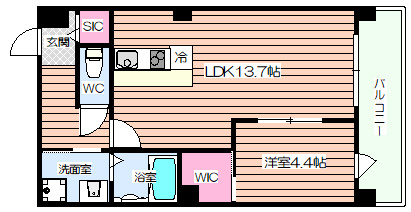 【間取り】 | サンティエ福島吉野