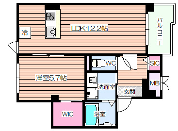 【間取り】 | サンティエ福島吉野