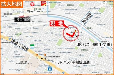 【地図】 | パシフィック星置ヒルズB棟 | JR星置駅徒歩7分♪