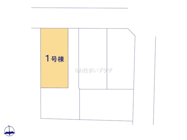 仲介手数料無料）春日井市西高山町三丁目１号棟の区画図