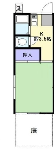 Ｗ・Ｈコーポの間取り|間取りです。