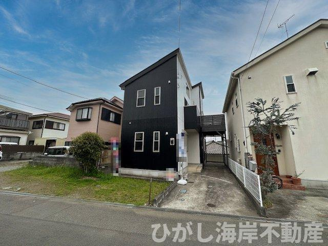 茅ヶ崎市松林2丁目　中古戸建の前面道路含む現地写真|現地外観
