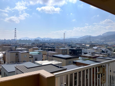 【バルコニー】 | サンセレクト稲積公園Ⅱ | 6階なので展望も良好♪