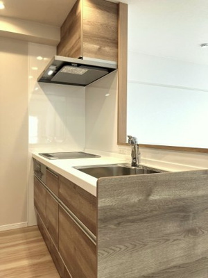 【キッチン】 | サンセレクト稲積公園Ⅱ | 対面キッチン♪IHなのでお手入れ簡単♪