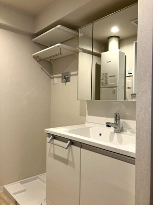 【洗面所】 | サンセレクト稲積公園Ⅱ | 洗面化粧台交換済♪