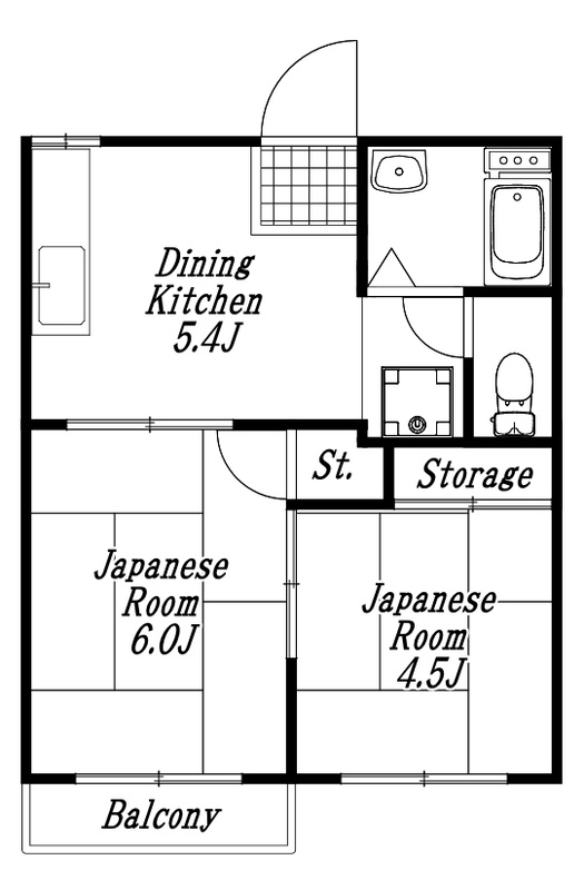 しこだサンハイツの間取り