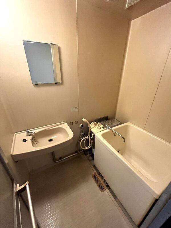 しこだサンハイツの洗面所