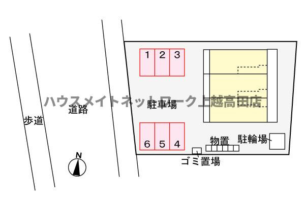 ファイン・グレースⅡの区画図|配置図