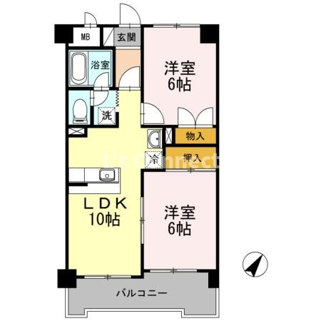【間取り】 | グリーンリーフ泉