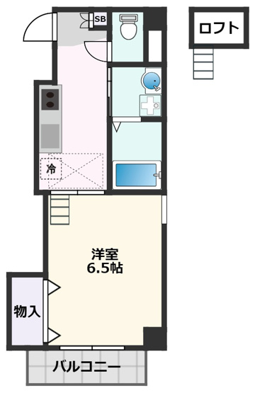 【間取り】 | ドミール関大前