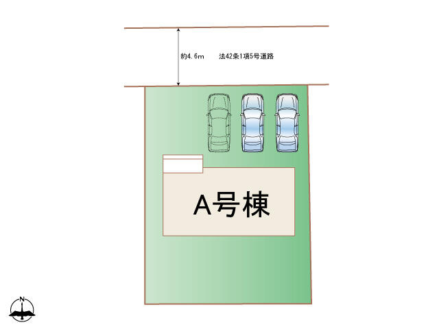 ハートフルタウン宇都宮市鶴田町1960番　新築一戸建ての区画図