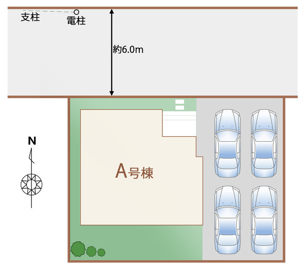 ハートフルタウン宇都宮市竹林町163番　新築一戸建ての区画図
