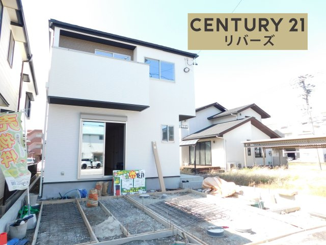 清須市西枇杷島町城並３丁目の新築一戸建の外観|◇限定１棟◇　　いつでもご案内致します♪（お問合せ当日、平日、水曜、夜間でもＯＫ）　名鉄犬山線「中小田井」駅徒歩９分！　駐車並列２台ＯＫ！　広いリビング２０．１帖！　周辺環境充実♪