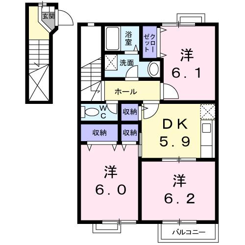 桃の里の間取り