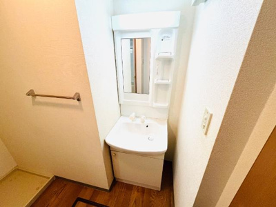 【洗面所】 | カーサ・ベルデ Ａ | 洗髪洗面化粧台